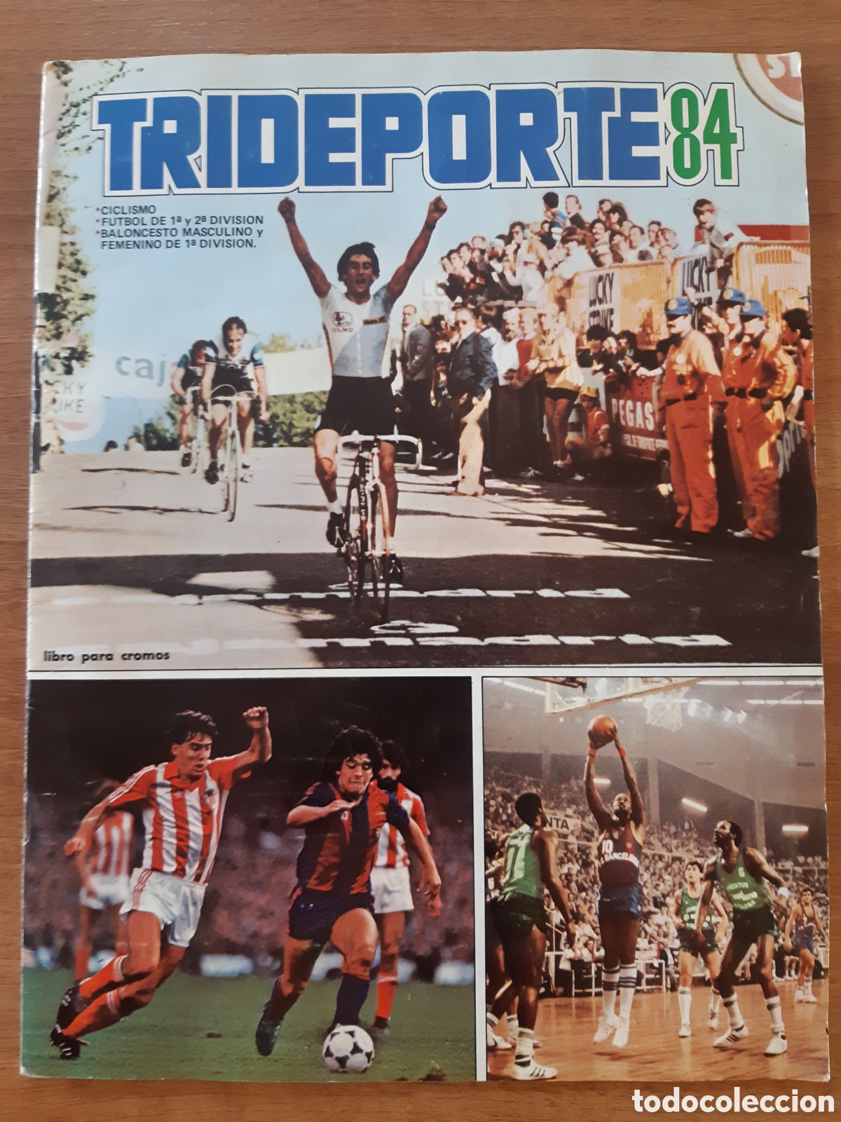 Coleccionismo deportivo: &Aacute;LBUM INCOMPLETO COLECCI&Oacute;N TRIDEPORTE 84 ED.FHER 1984