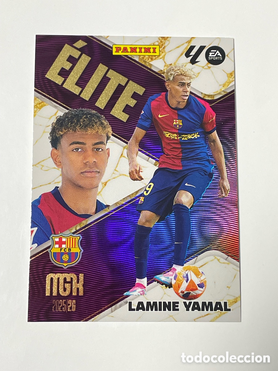 Coleccionismo deportivo: Lamine Yamal F. C. Barcelona Panini Megacracks 2025/26 Elite #9