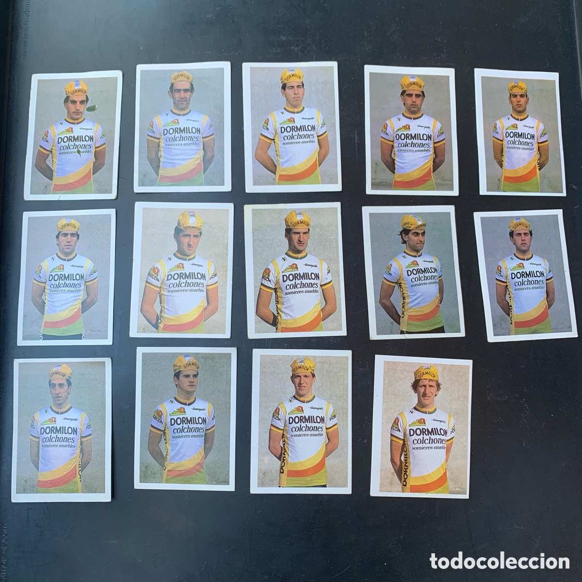 Coleccionismo deportivo: Lote cromo equipo ciclista dormil&oacute;n trideporte 85 fher n&ordm; 1-2-3-4-5-6-7-8-9-10-11-12-13-14