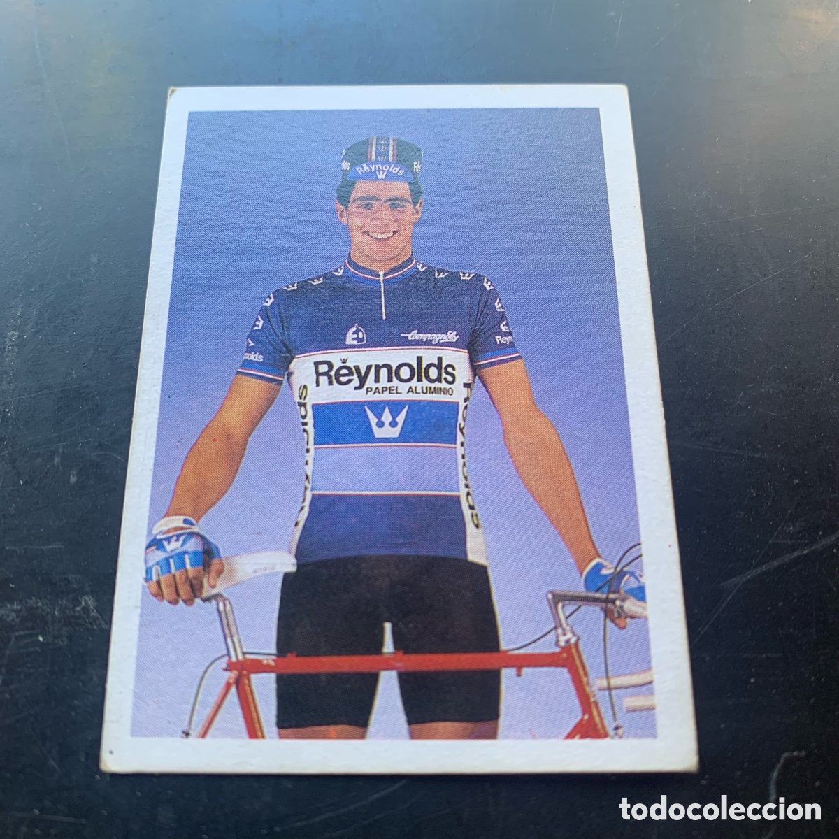 Coleccionismo deportivo: cromo equipo ciclista reynolds trideporte 85 fher n&ordm; 70 miguel indurain