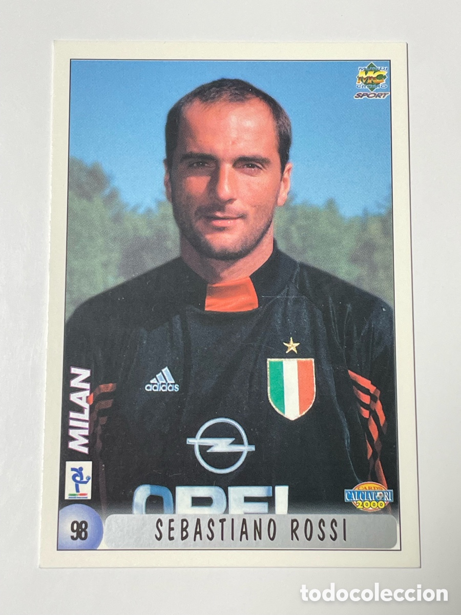 Coleccionismo deportivo: Sebastiano Rossi/Thomas Helveg AC Milan Mundicromo 1999/2000 #98