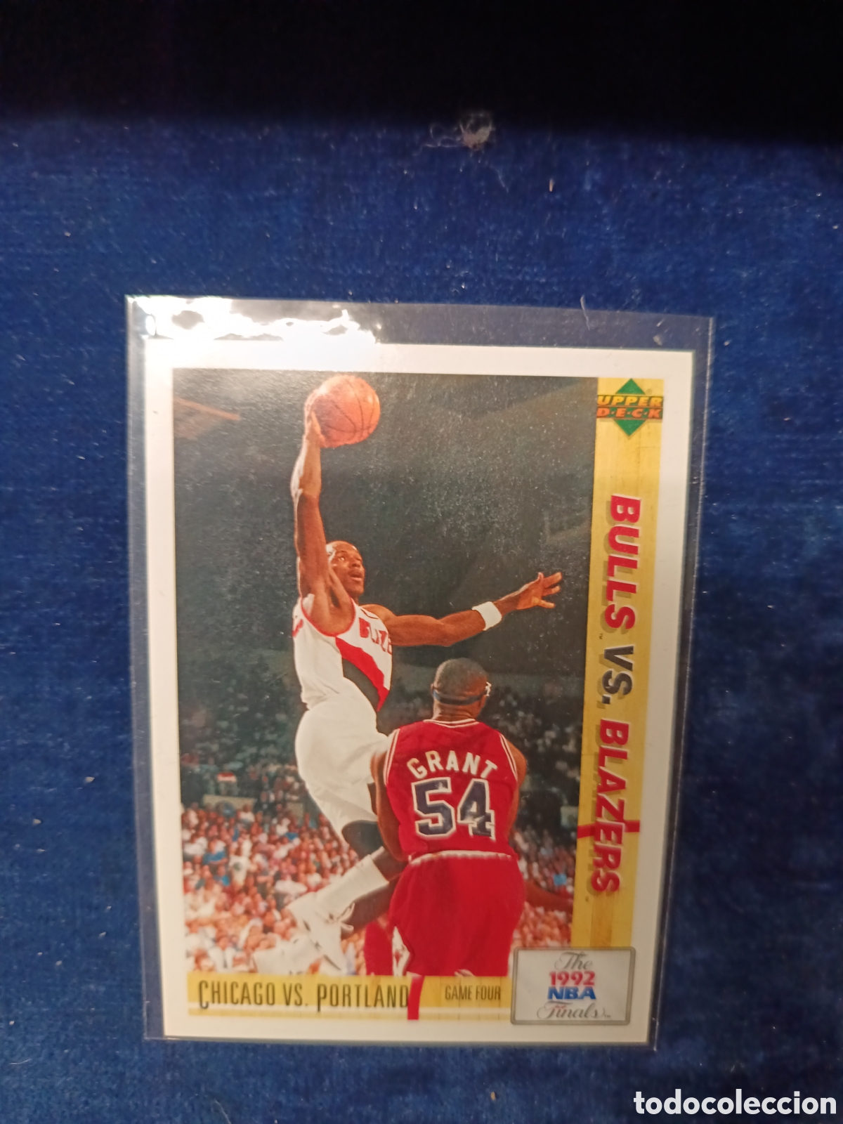 Coleccionismo deportivo: NBA - N&ordm; 175, Chicago VS. Portland, Finals Game Four - UPPER DECK 1992 - Cromo Basketball 92