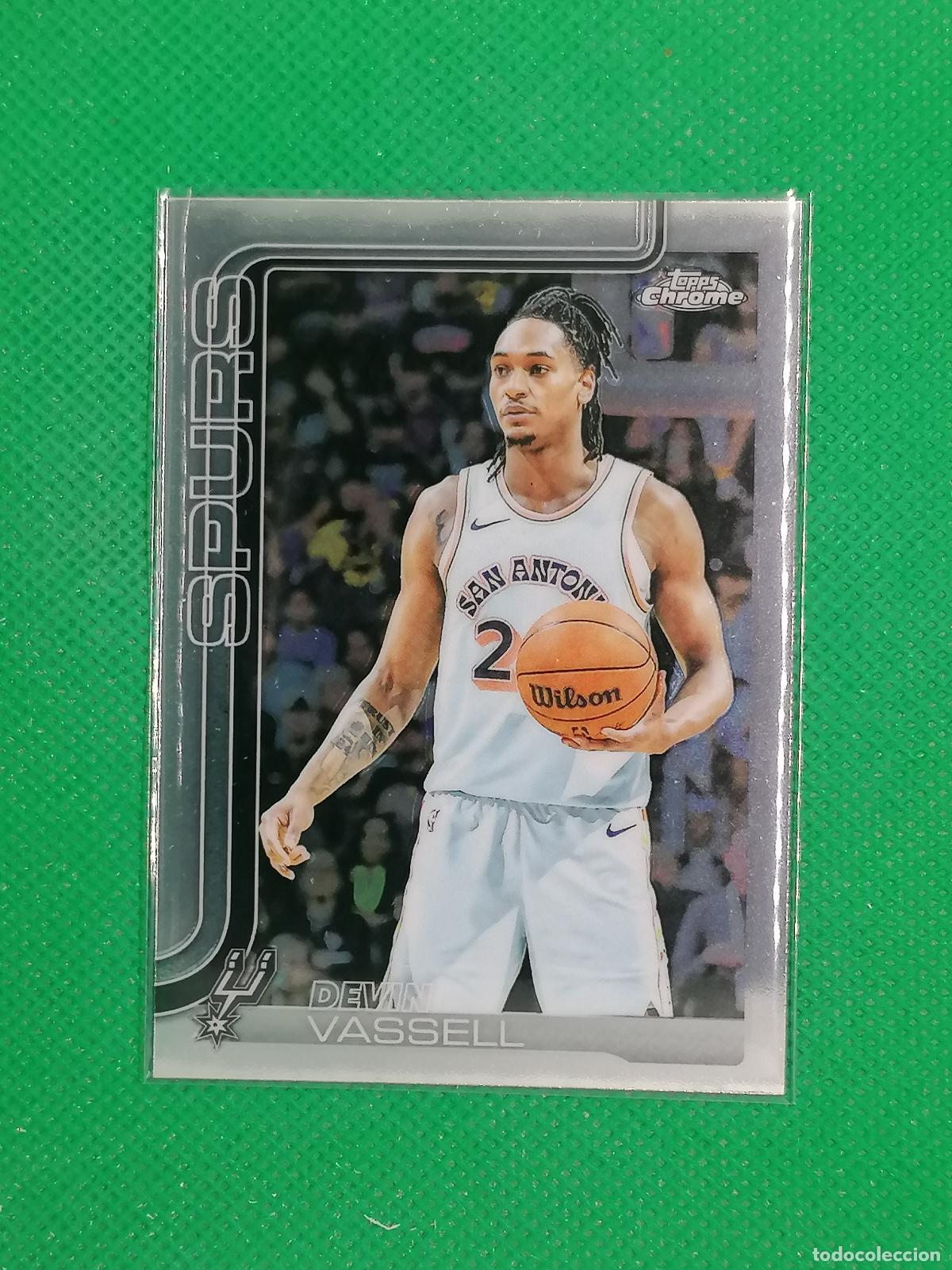 Coleccionismo deportivo: 202 DEVIN VASSEL SAN ANTONIO SPURS ⚽ TOPPS CHROME NBA 2025 2026 25 26 ⚽