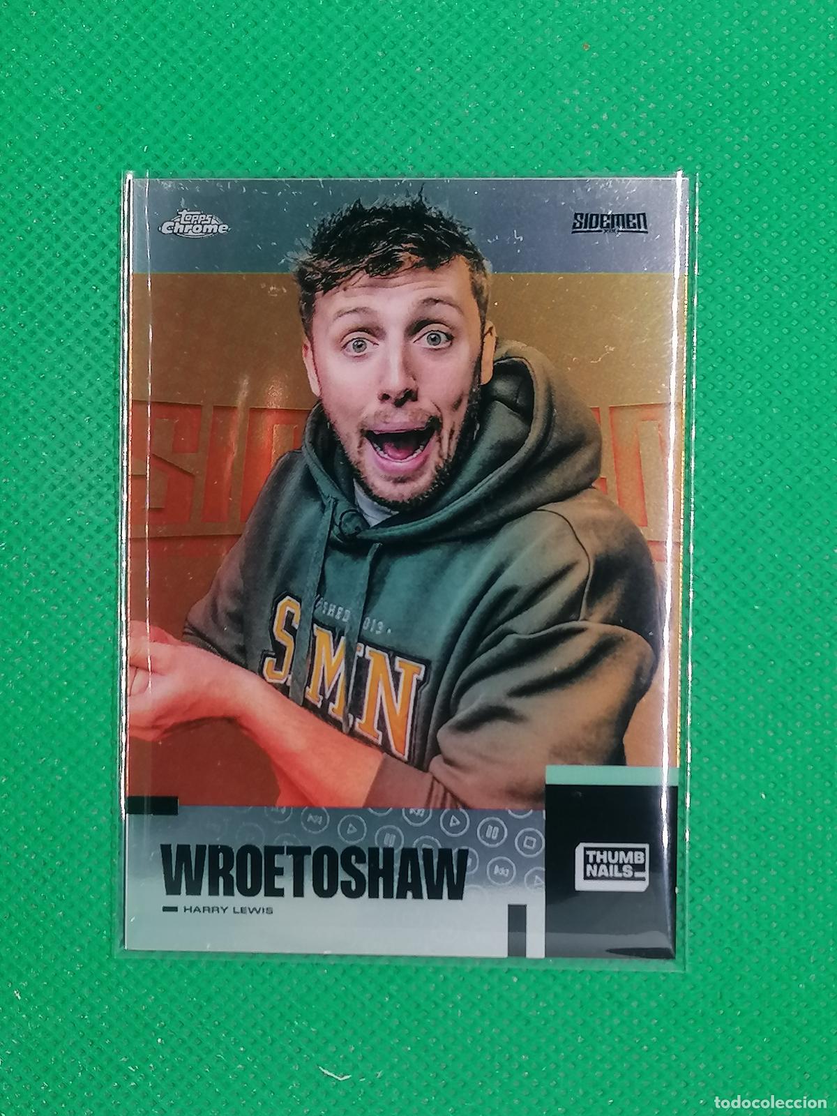 Coleccionismo deportivo: 99 WROETOSHAW HARRY LEWIS ⚽ TOPPS CHROME SIDEMEN XIX 2023 ⚽