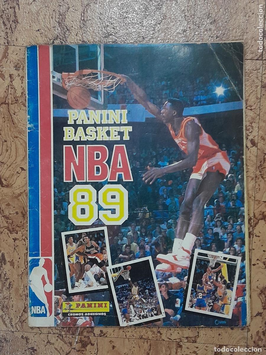 Coleccionismo deportivo: ALBUM PANINI BASKET NBA 89 - FALTAN 98 DE 292 - INCLUYE 2 CROMOS DE MICHAEL JORDAN