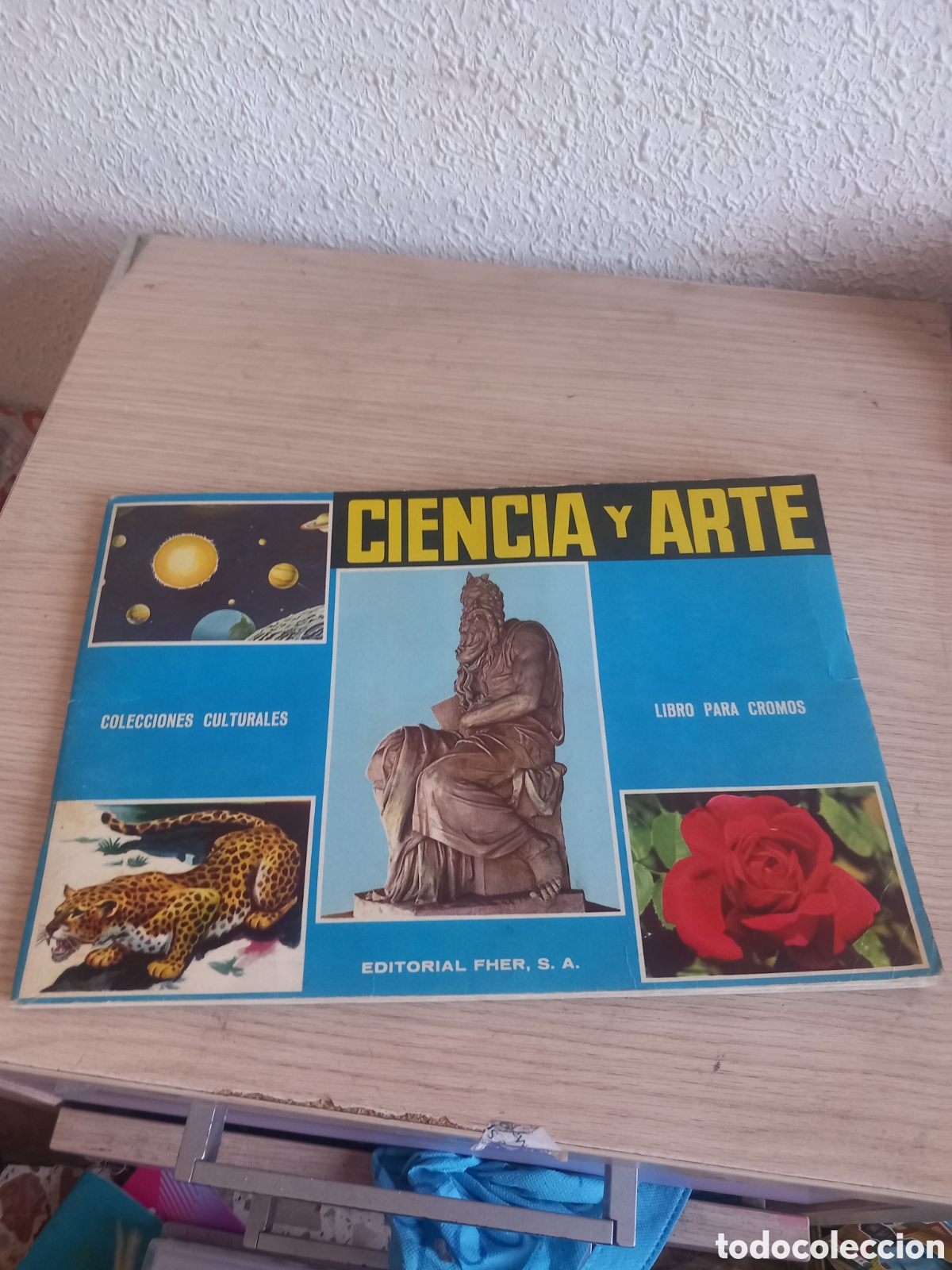 Sports collectibles: ANTIGUO ALBUM CIENCIA Y ARTE CON 233 CROMOS,,VER FOTOS