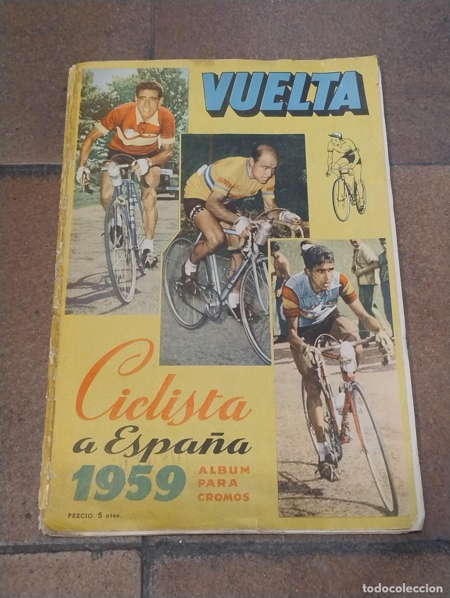 Coleccionismo deportivo: &Aacute;lbum de Ciclismo - Vuelta ciclista a Espa&ntilde;a 1959 - Editorial Fher COMPLETO