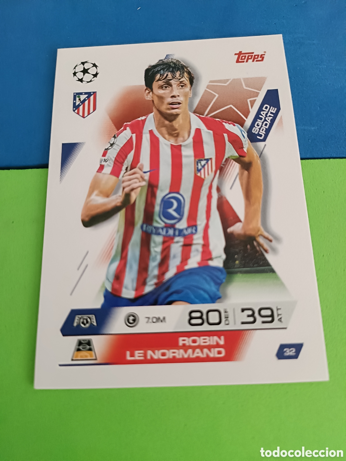Sammelleidenschaft Sport: Topps Match Attax EXTRA 2025 2026 - Squad Update 32 Le Normand Atl&eacute;tico Madrid