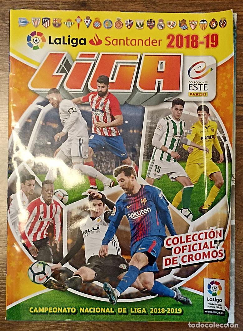 Coleccionismo deportivo: La liga Santander 2018-19. Con 9 dromos pegados