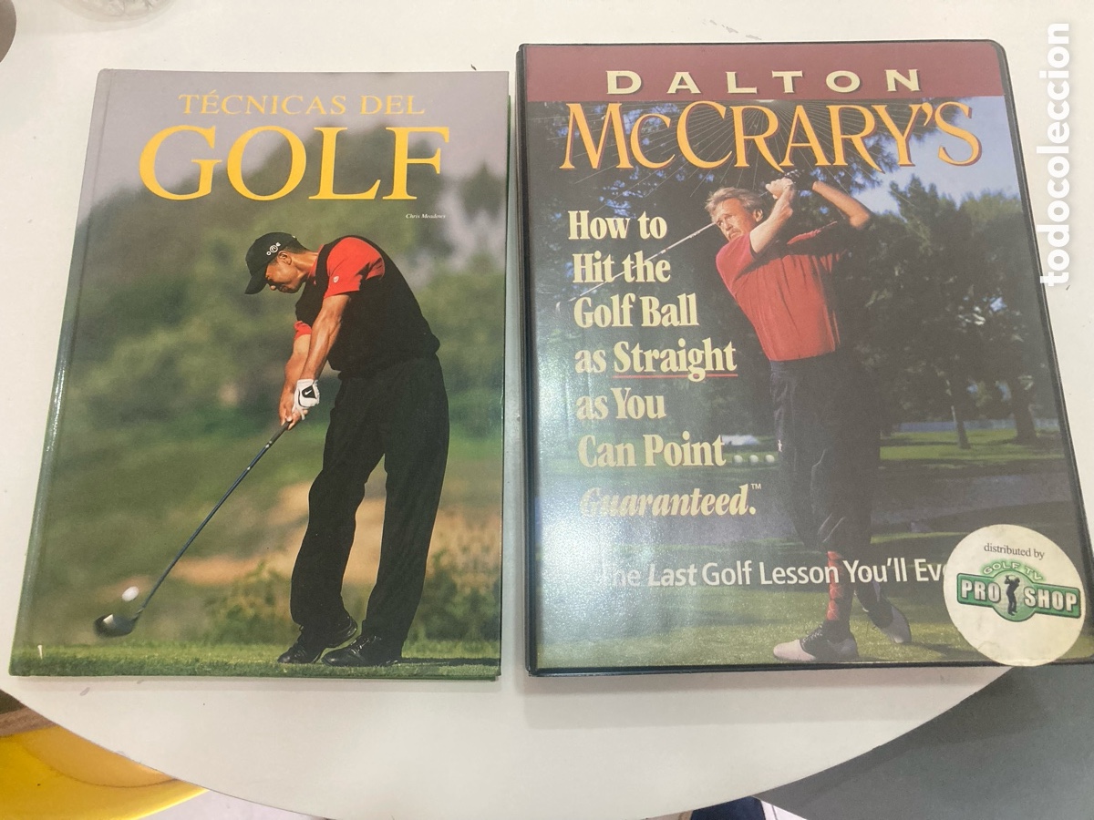 Coleccionismo deportivo: Pack golf libro + VHS