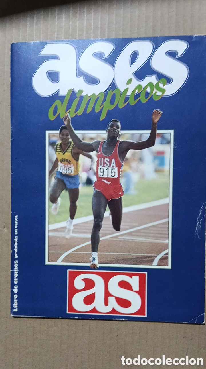 Sports collectibles: LIBRO DE CROMOS ASES OLIMPICOS AS