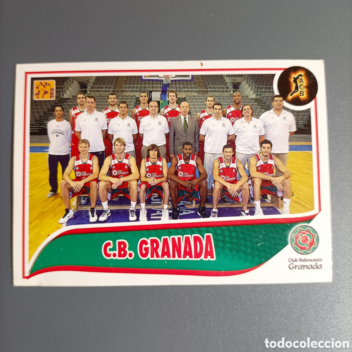 Collezionismo sportivo: BALONCESTO ACB 2009 2010 PANINI N&ordm; 110 PLANTILLA INDICE (C B GRANADA) - BASKET CROMO 09 10