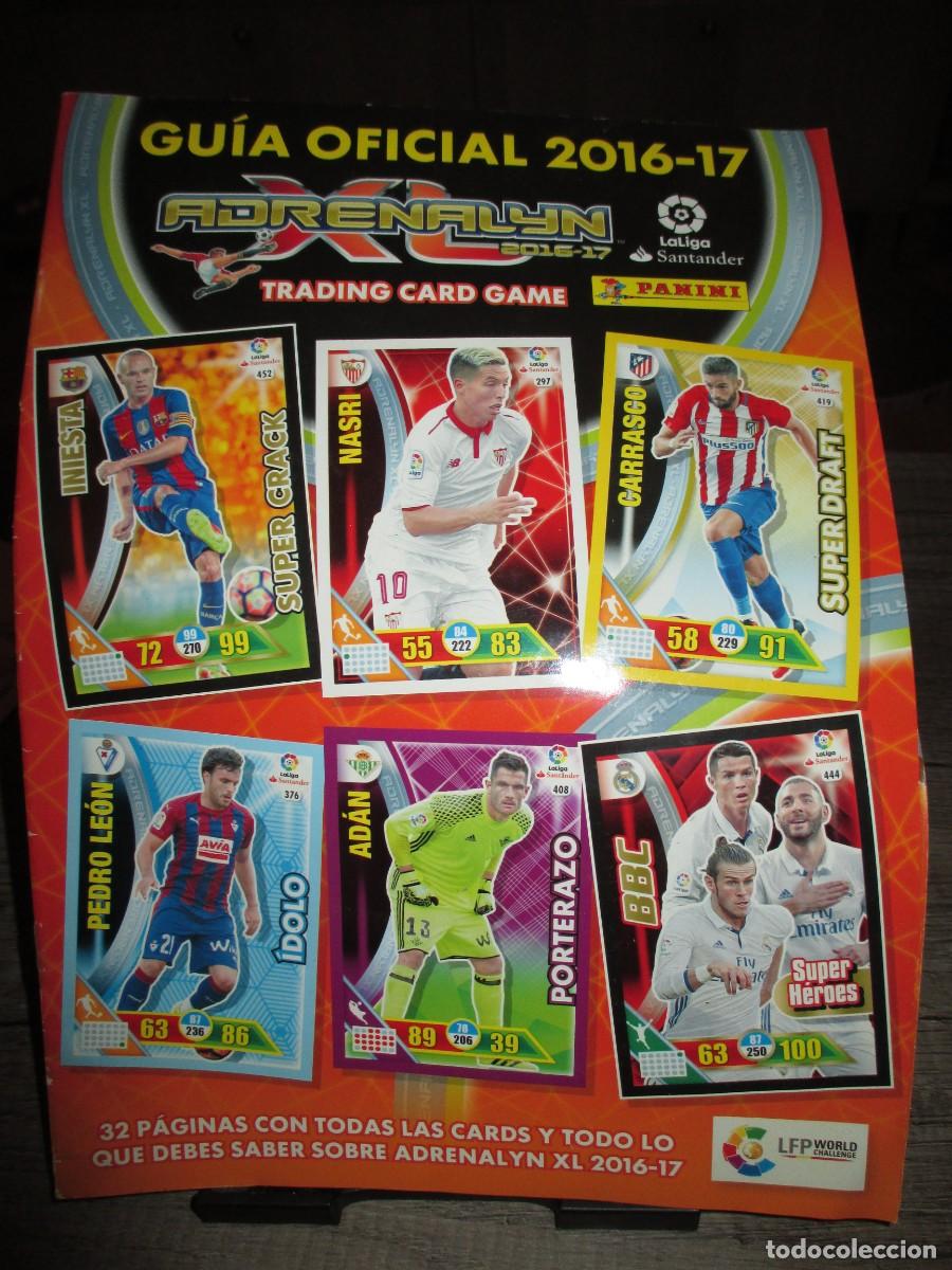 Sports collectibles: 350- Gu&iacute;a Oficial Adrenalyn XL 2016-17 Panini | Muy Buen Estado