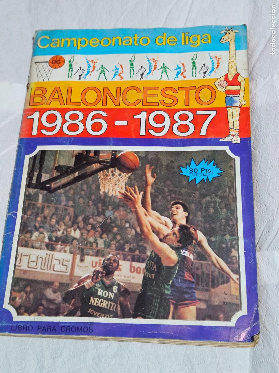 Coleccionismo deportivo: ALBUM CROMOS BALONCESTO MERCHANTE 1986 1987 86 87 MUCHOS CROMOS LEER ANUNCIO