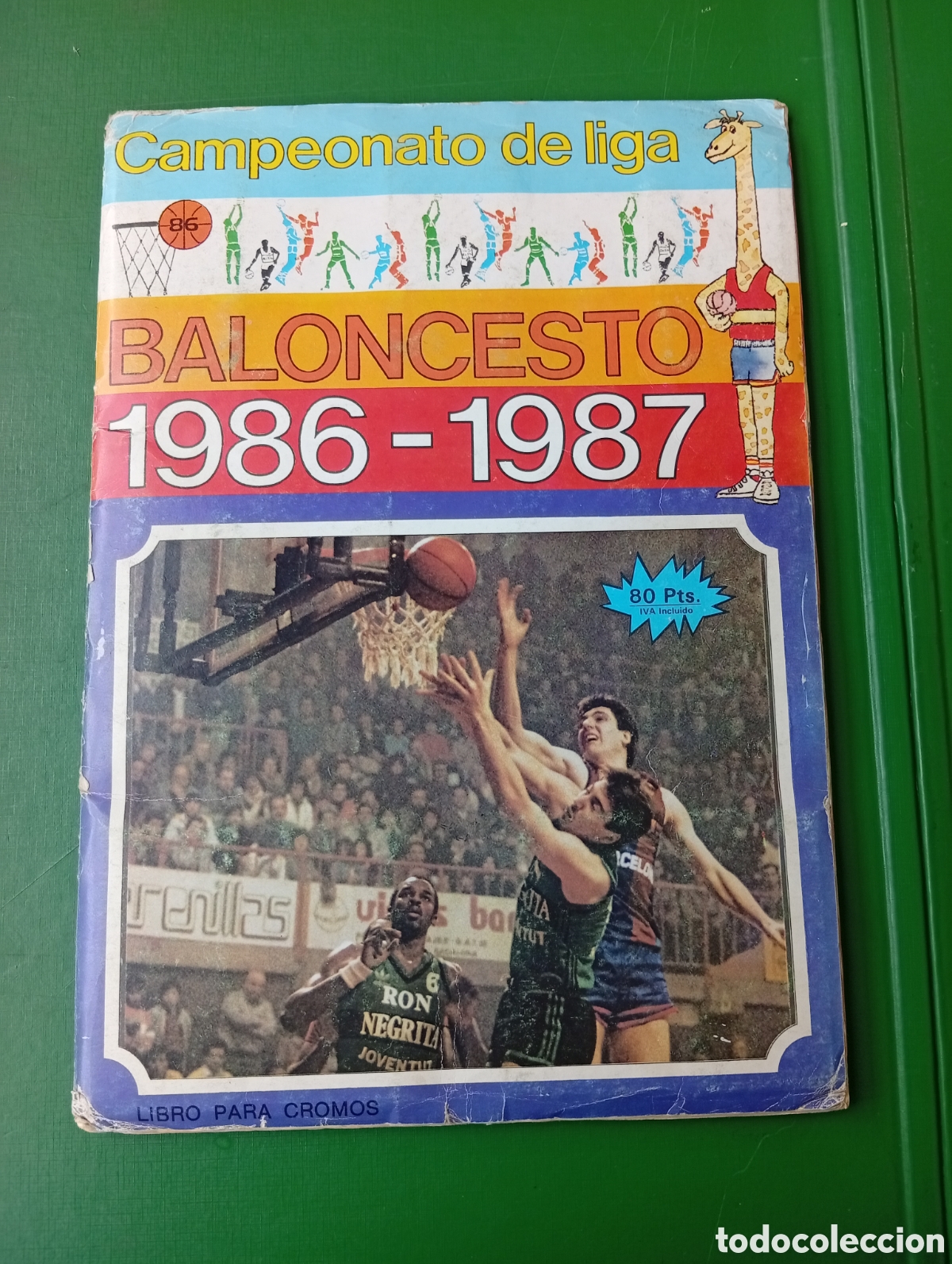 Sports collectibles: &Aacute;lbum baloncesto 1986/1987