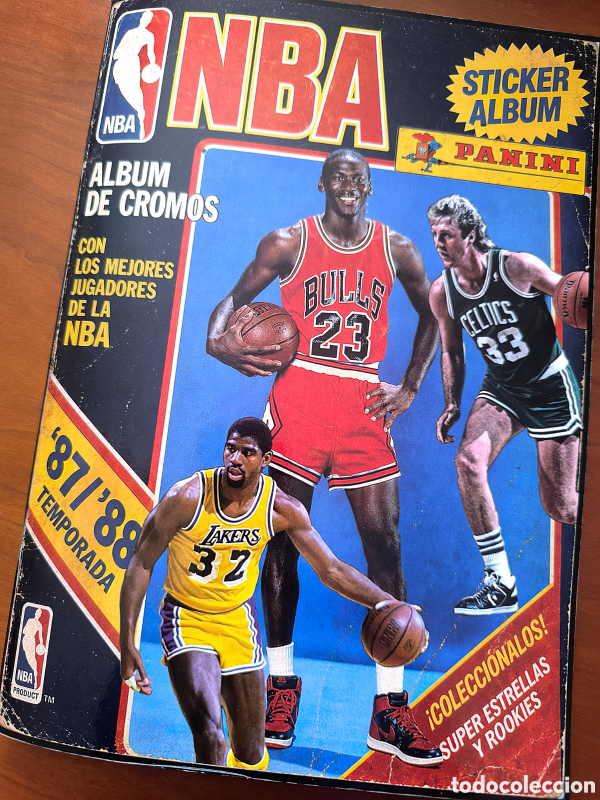 Coleccionismo deportivo: &Aacute;lbum cromos NBA 87/88