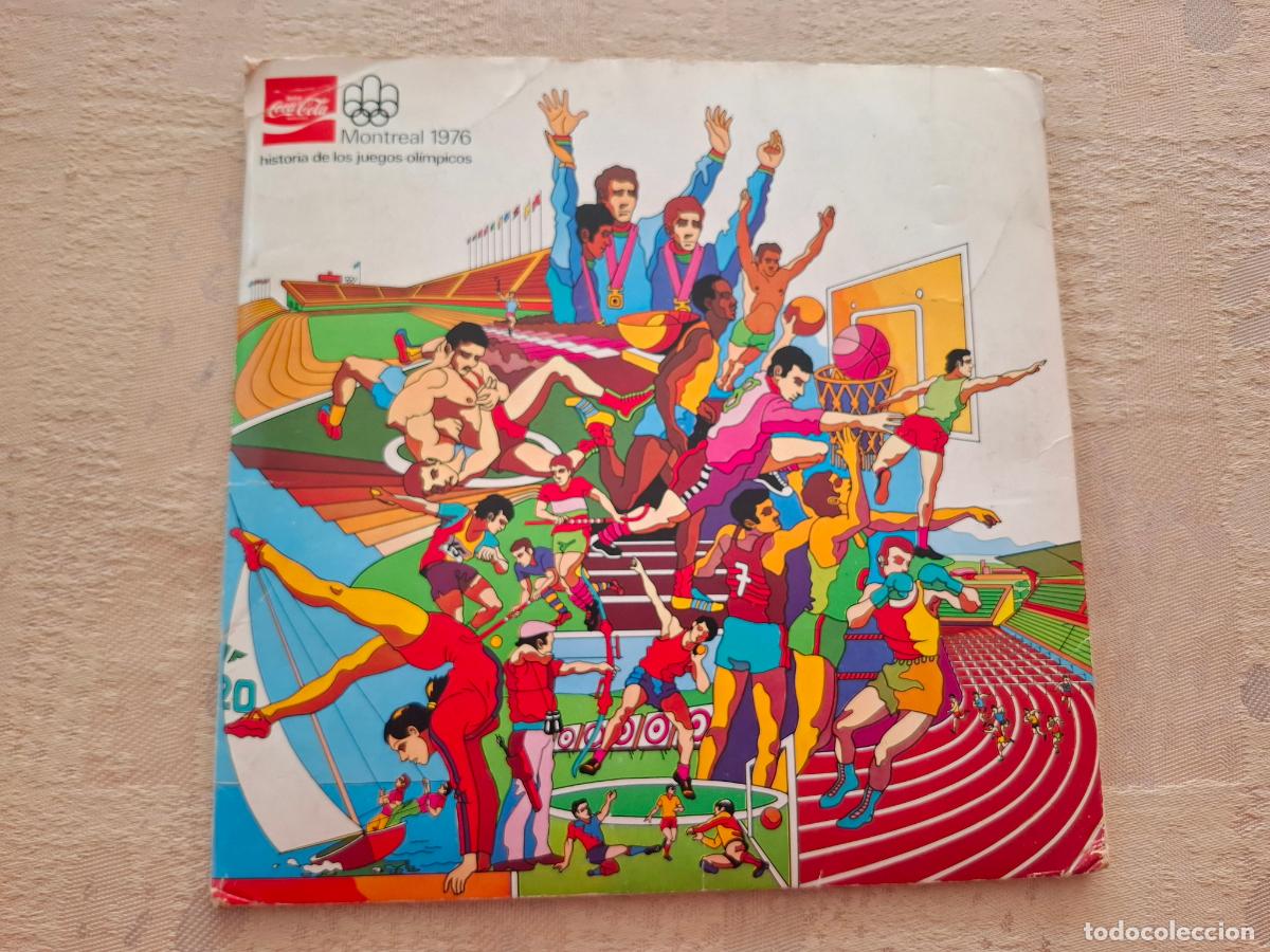 Coleccionismo deportivo: ALBUM JUEGOS OL&Iacute;MPICOS MONTREAL 1976 - COCA COLA - COMPLETO ( SIN VISOR )