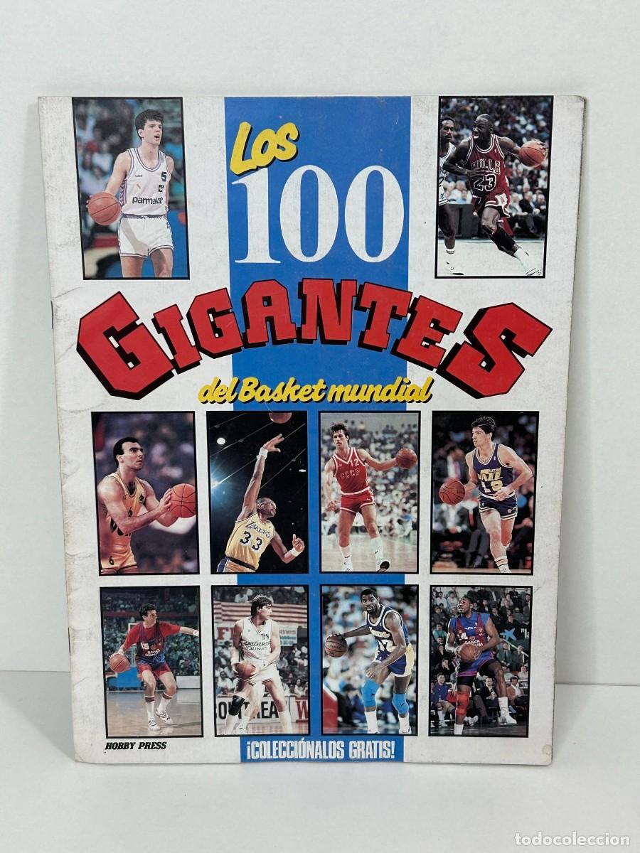 Colecionismo desportivo: ALBUM LOS 100 GIGANTES DEL BASKET MUNDIAL HOBBY PRESS MICHAEL JORDAN