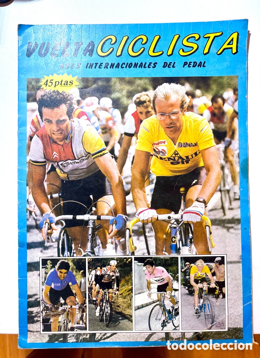 Coleccionismo deportivo: &Aacute;lbum PLANCHA Vuelta Ciclista 1985 Ases del Pedal - &iexcl;Totalmente Vac&iacute;o, Impecable!