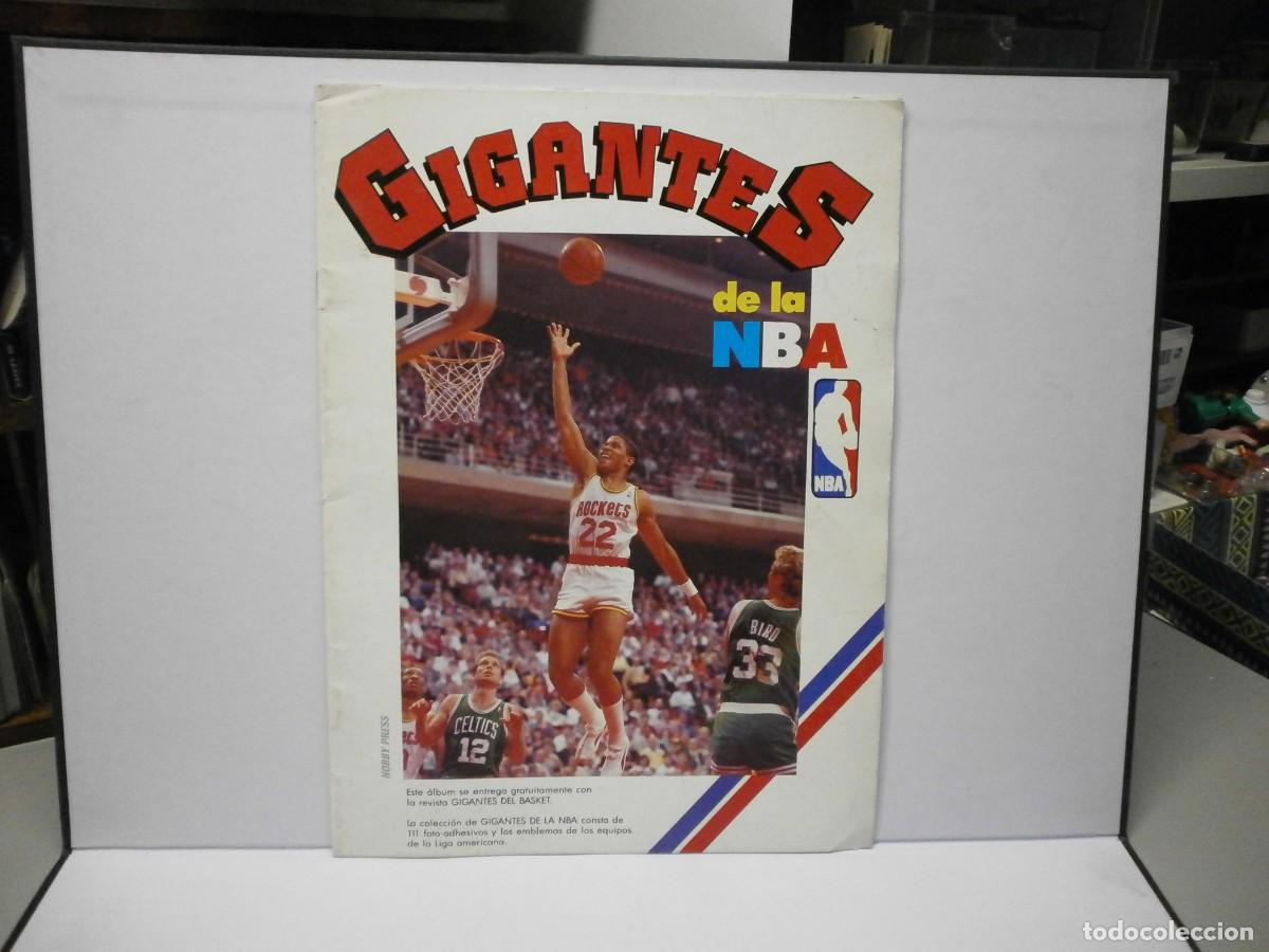 Colecionismo desportivo: album vacio gigantes de la NBA a&ntilde;o 1987 buen estado