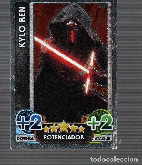 Sports collectibles: CROMO DE STAR WARS TOPPS FORCE ATTAX KYLO REN N&ordm; 186