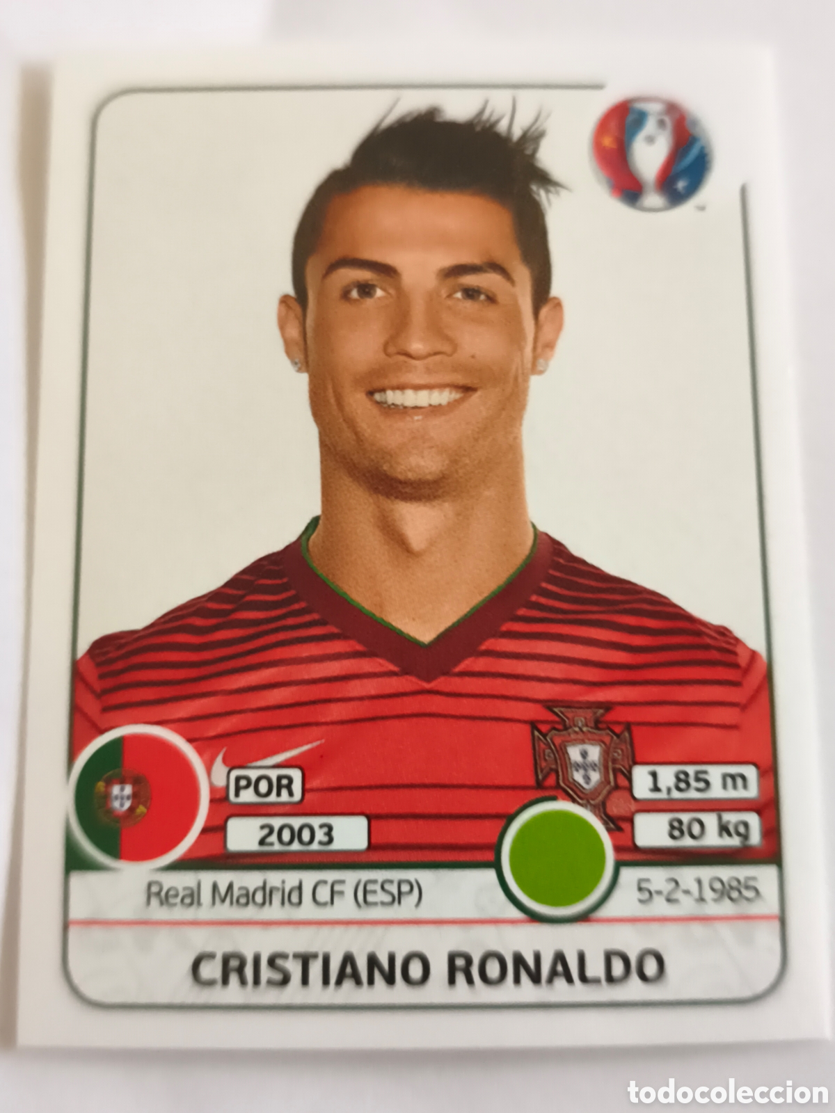 Collectionnisme sportif: CRISTIANO RONALDO CROMO N&Uacute;M 596
