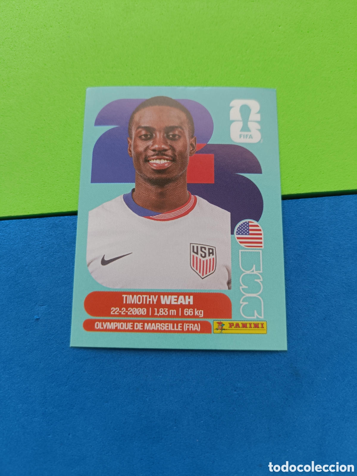 Sammelleidenschaft Sport: Panini Mundial Fifa World cup 2026 26 sticker - USA 12 Weah