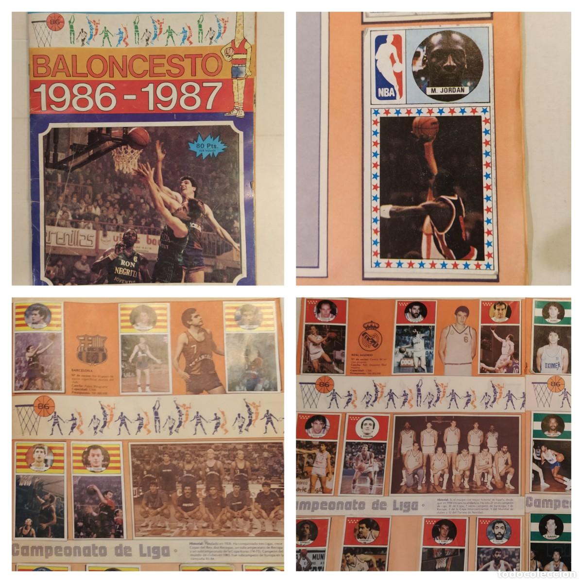 Coleccionismo deportivo: BALONCESTO 1986 1987 - MICHAEL JORDAN - ALBUM DE CROMOS COMPLETO - BASKETBALL -VER FOTOS-(V-28.286)