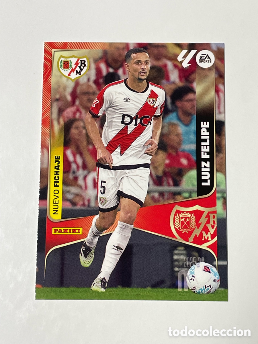 Coleccionismo deportivo: Luiz Felipe Rayo Vallecano Panini Megacracks 2025/26 #480 Nuevo fichaje