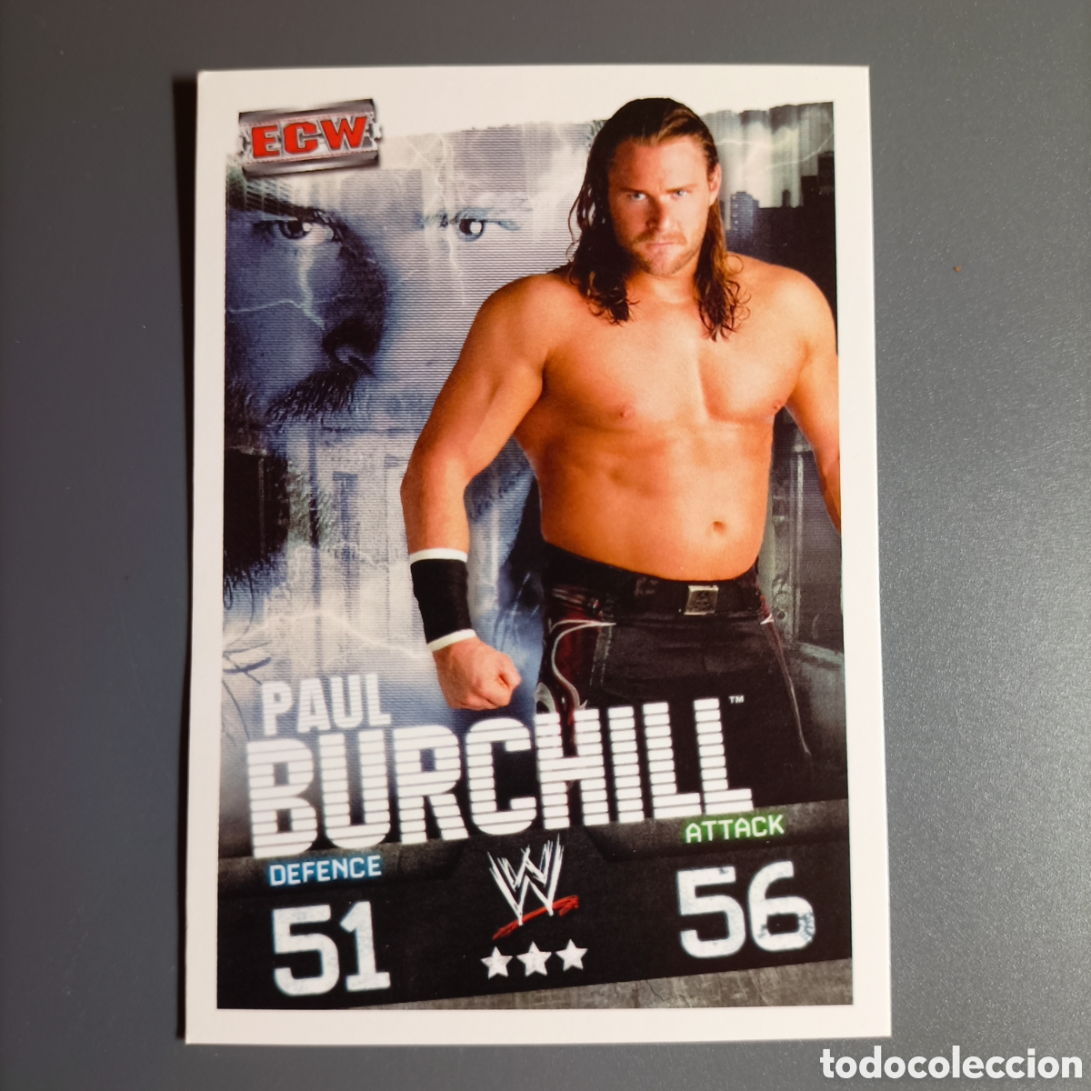 Colecionismo desportivo: CARTA WWE TOPPS Slam Attax Evolution 2009 - PAUL BURCHILL