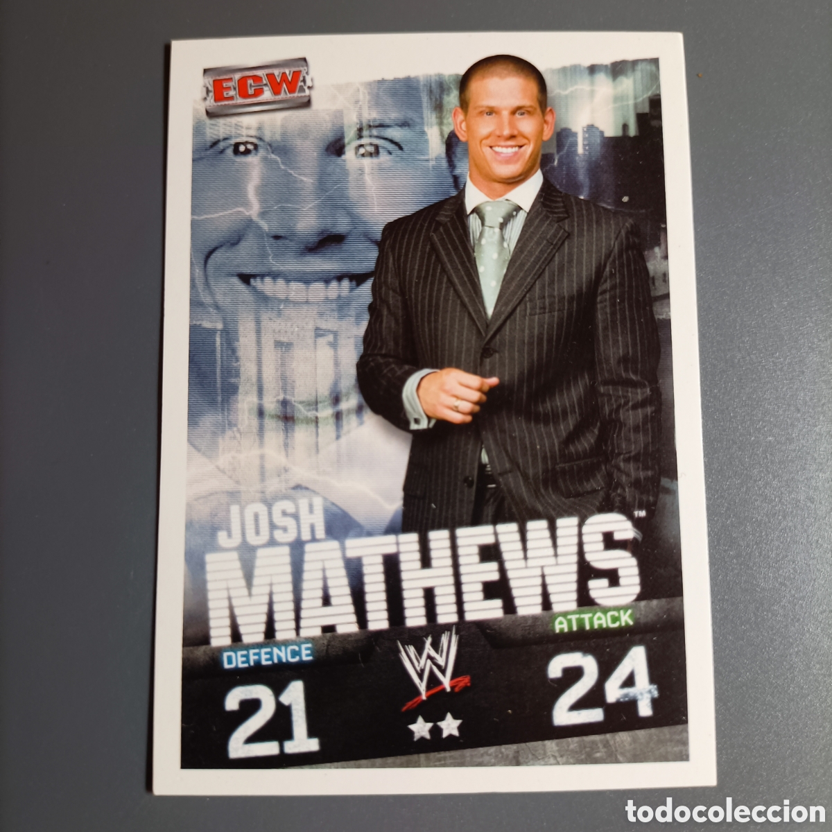 Coleccionismo deportivo: CARTA WWE Topps Slam Attax Evolution 2009 - JOSH MATHEWS