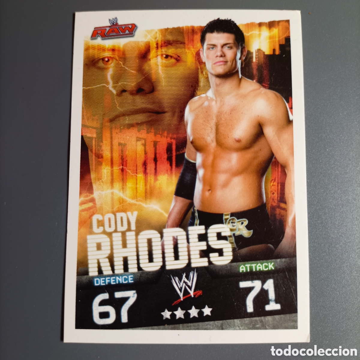 Sports collectibles: CARTA WWE Topps Slam Attax Evolution 2009 - CODY RHODES