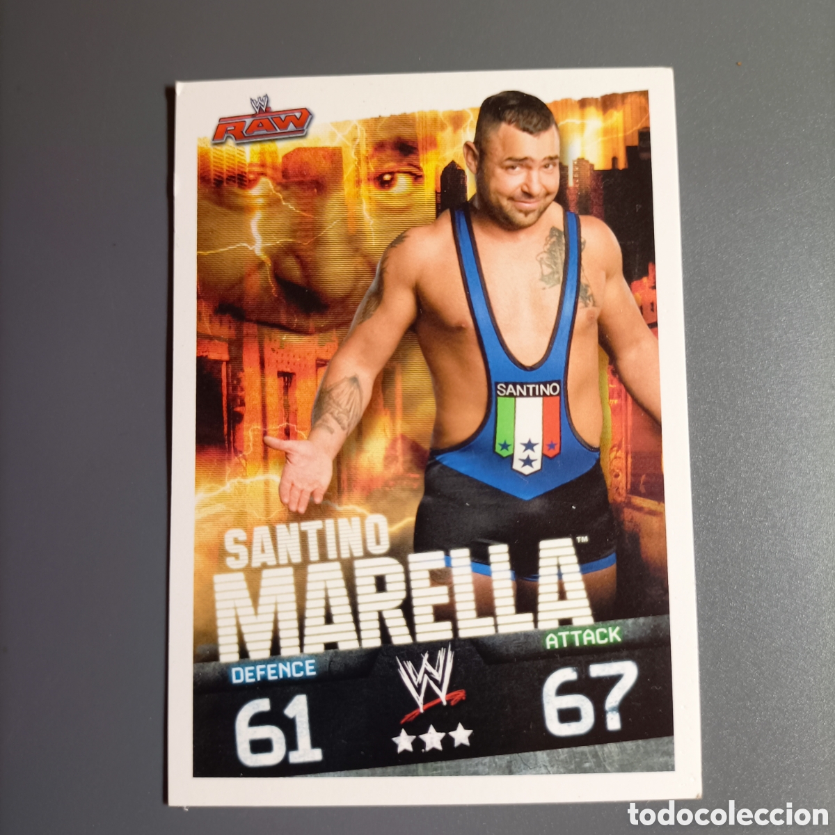 Coleccionismo deportivo: CARTA WWE Topps Slam Attax Evolution 2009 - SANTINO MARELLA