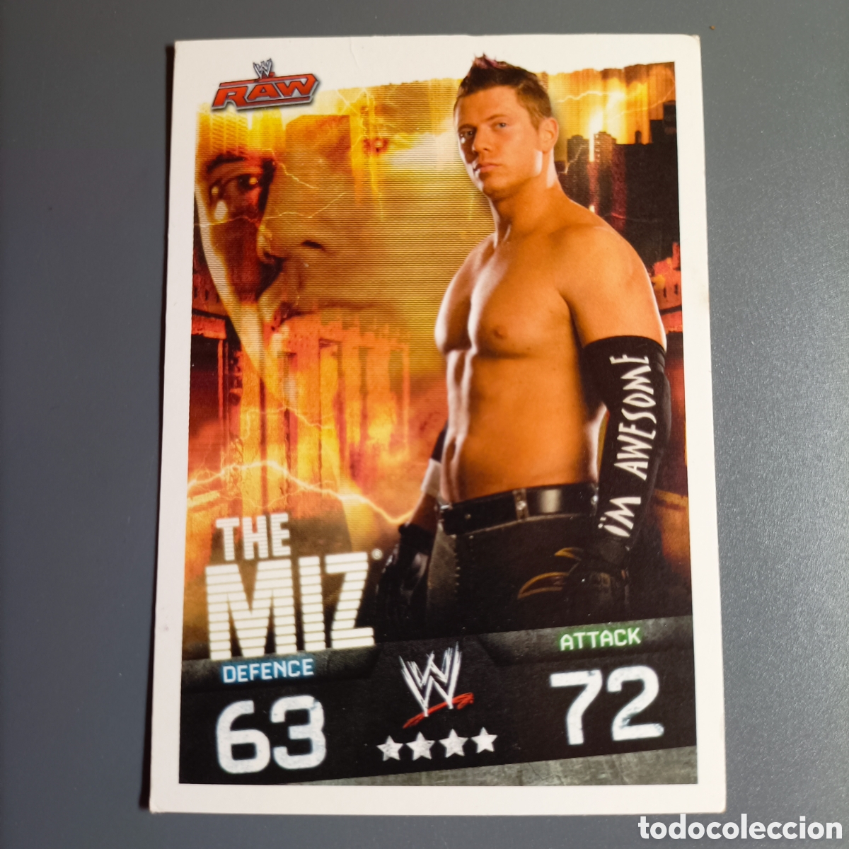 Coleccionismo deportivo: CARTA WWE Topps Slam Attax Evolution 2009 - THE MIZ