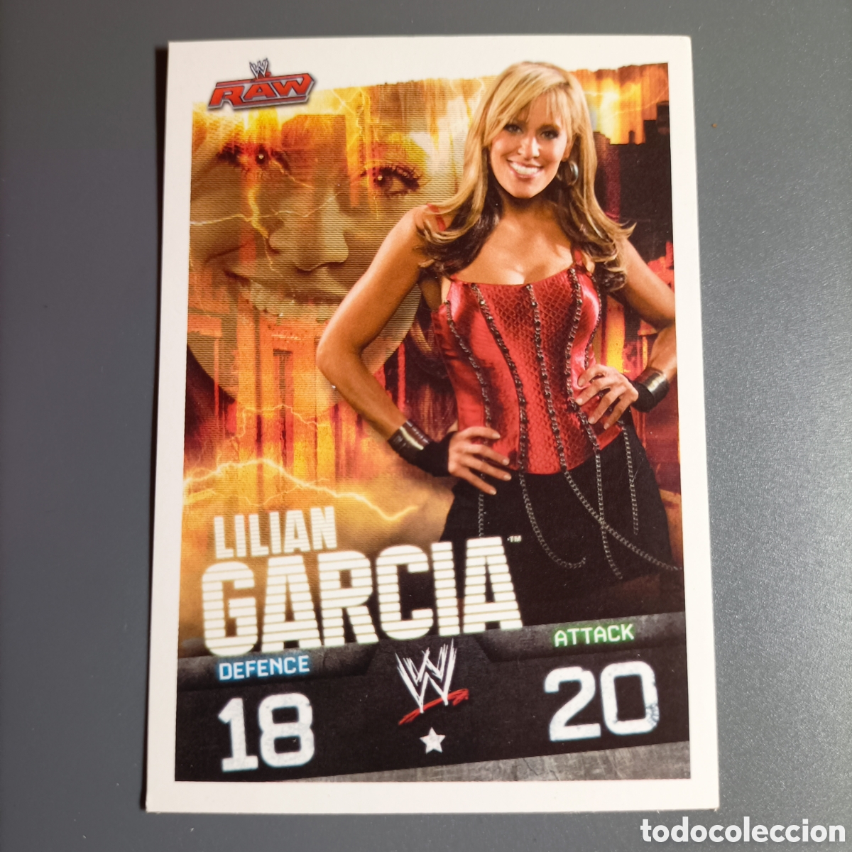 Coleccionismo deportivo: CARTA WWE Topps Slam Attax Evolution 2009 - LILIAN GARC&Iacute;A