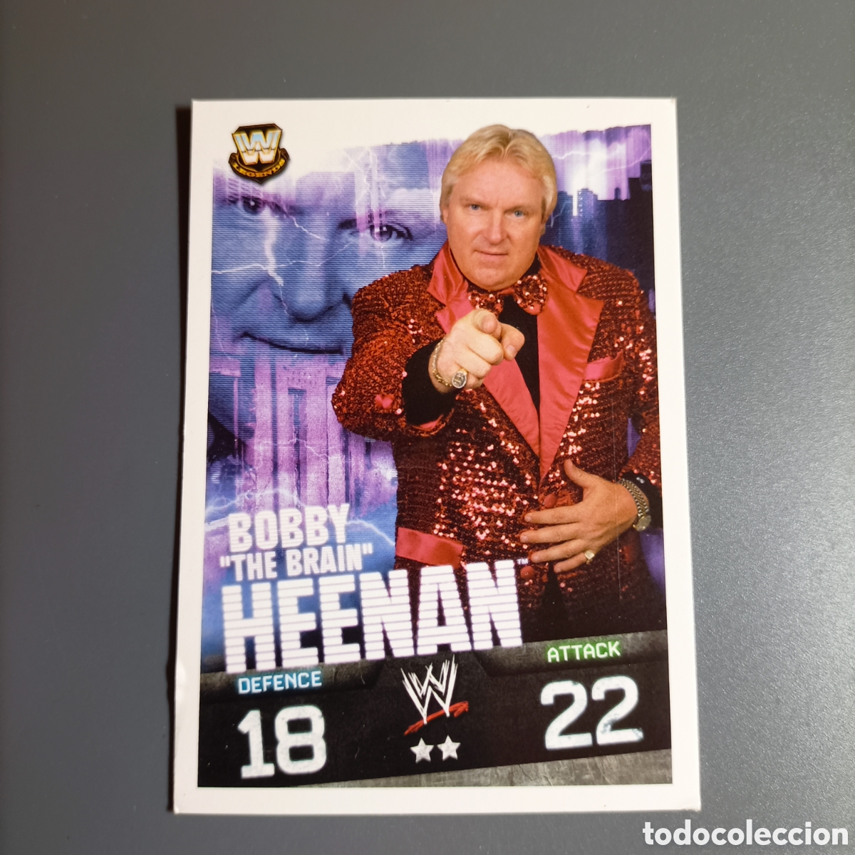 Coleccionismo deportivo: CARTA WWE Topps Slam Attax Evolution 2009 - BOBBY &rdquo;THE BRAIN&rdquo; HEENAN