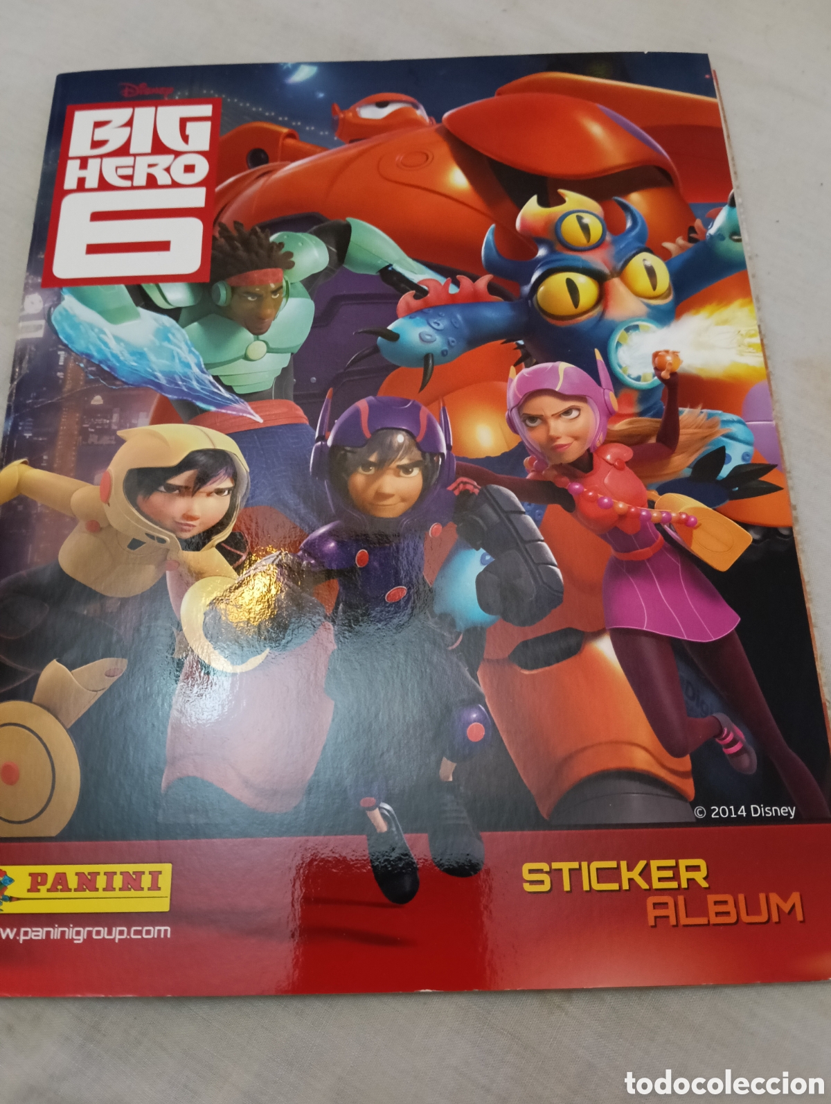 Coleccionismo deportivo: &Aacute;lbum Big Hero 6 Disney completo