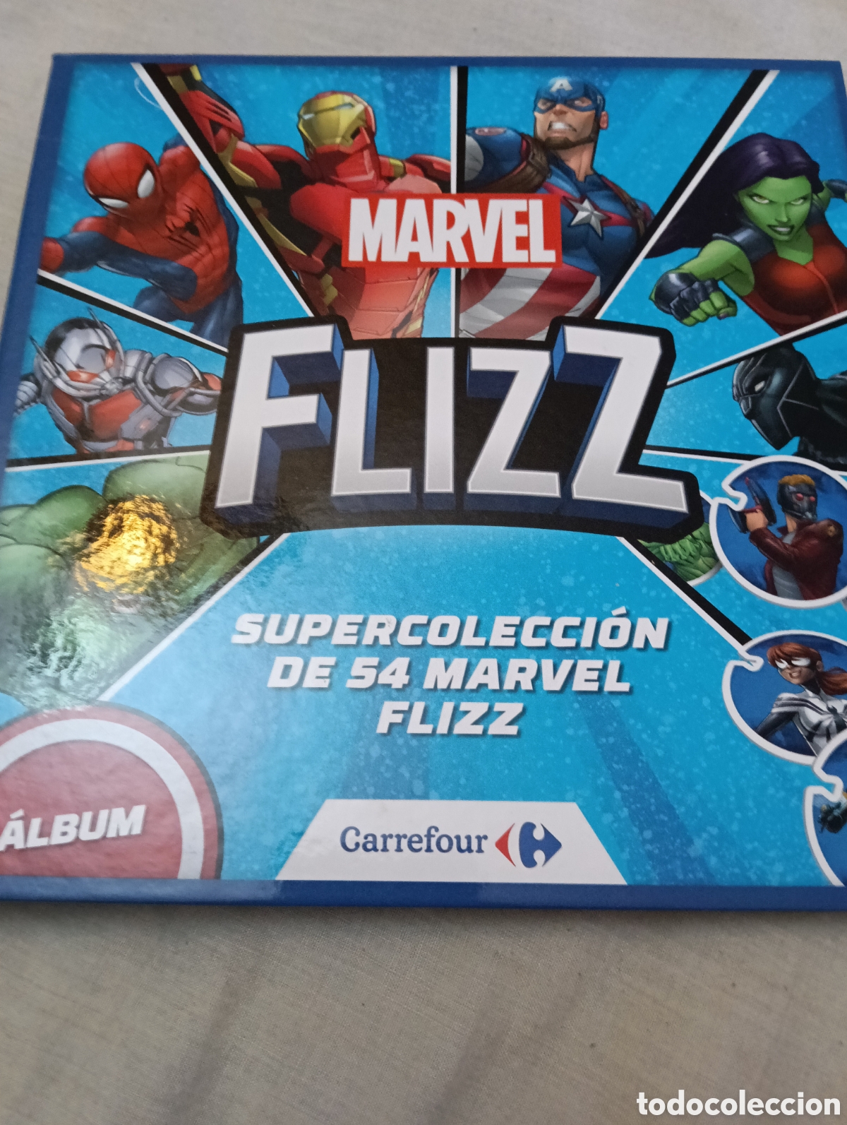 Coleccionismo deportivo: &Aacute;lbum Marvel Flizz completo