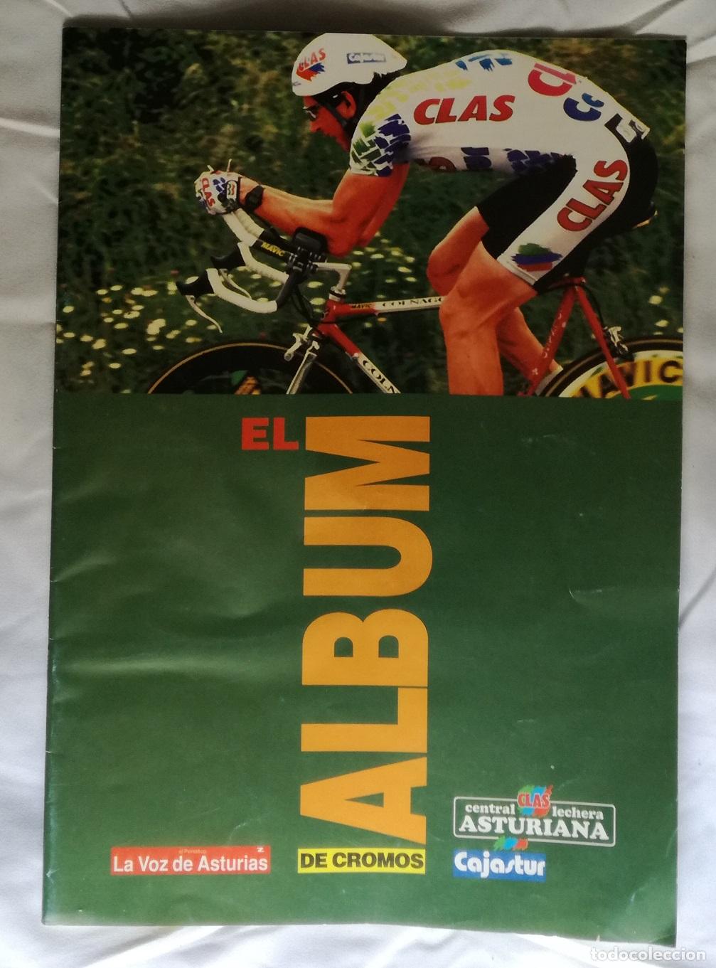 Coleccionismo deportivo: Album de cromos de ciclismo CLAS Central Lechera Asturiana - Vacio, plancha