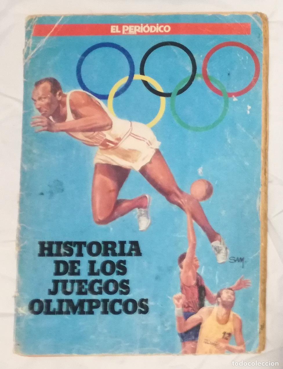 Coleccionismo deportivo: Album Historia de los Juegos Olimpicos; El Periodico - A falta de 1 cromo