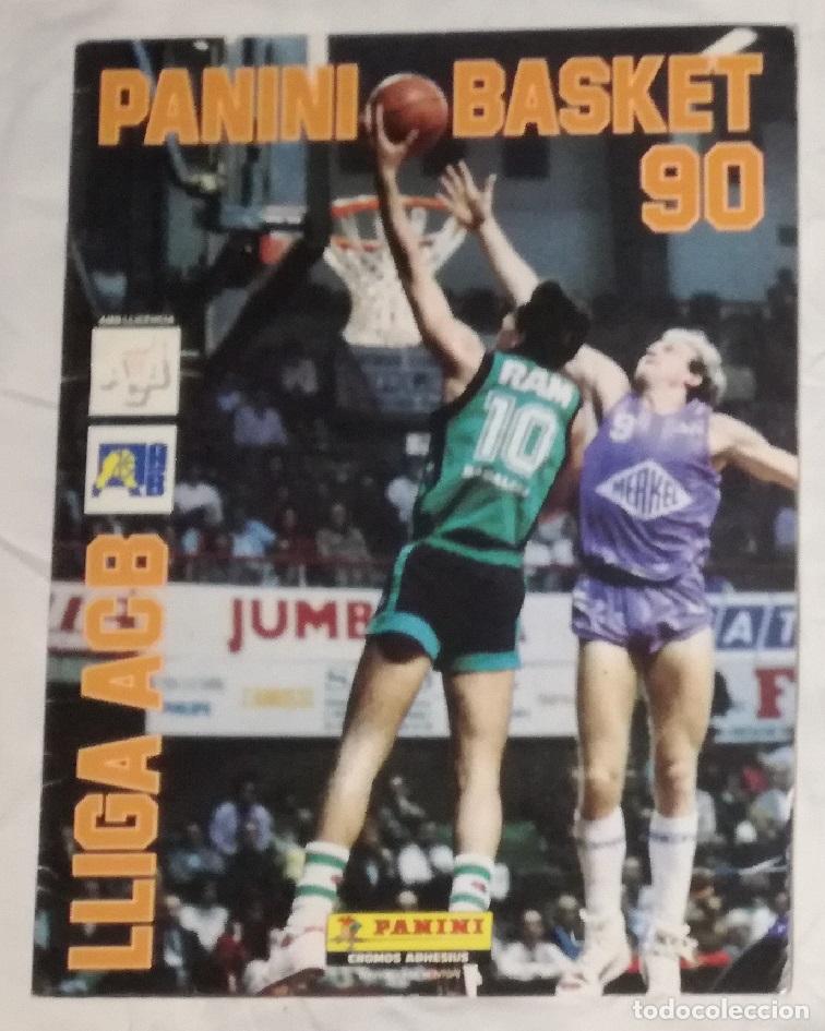 Coleccionismo deportivo: Album Panini Basket 90; Panini - Contiene 105 cromos