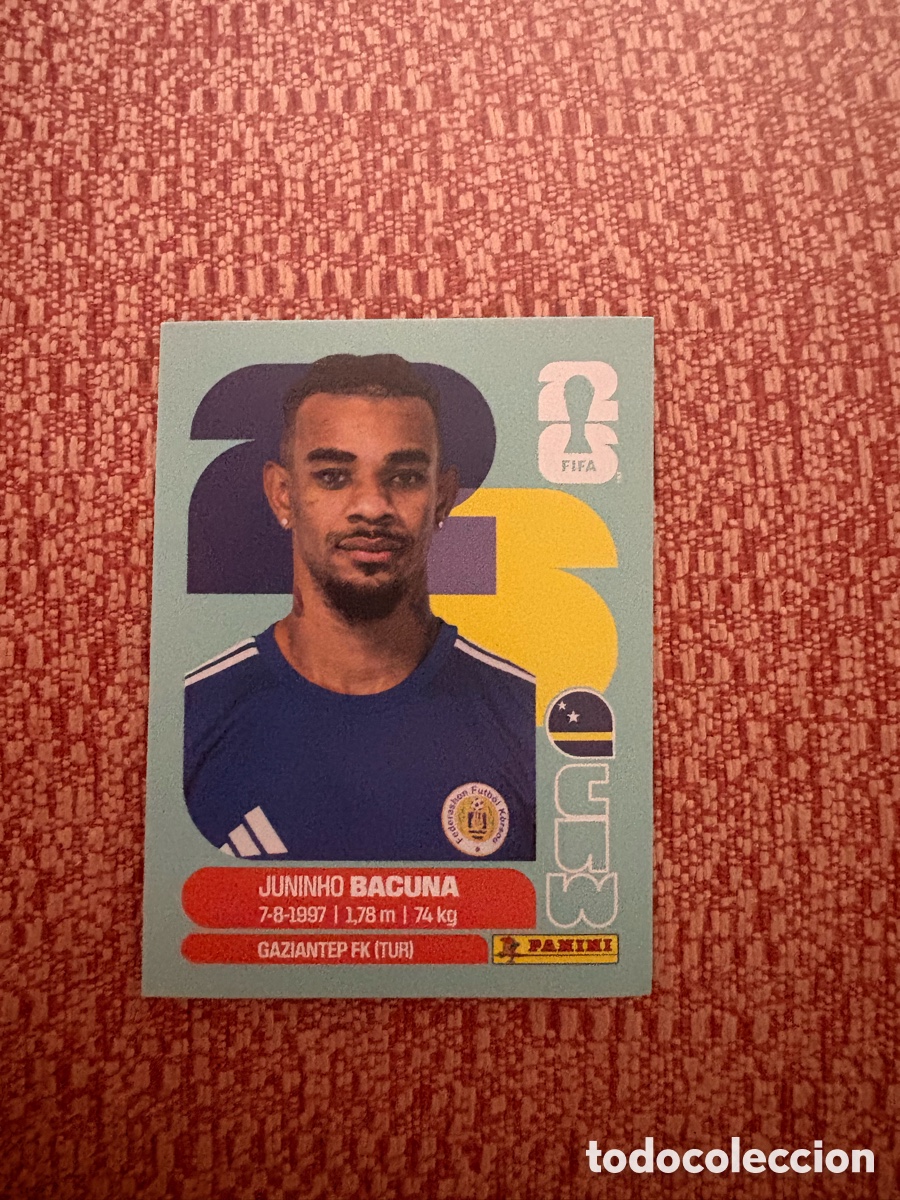 Colecionismo desportivo: CUW 11 JUNINHO BACUNA CURA&Ccedil;AO CROMOS ALBUM FIFA WORLD CUP MUNDIAL 2026 PANINI