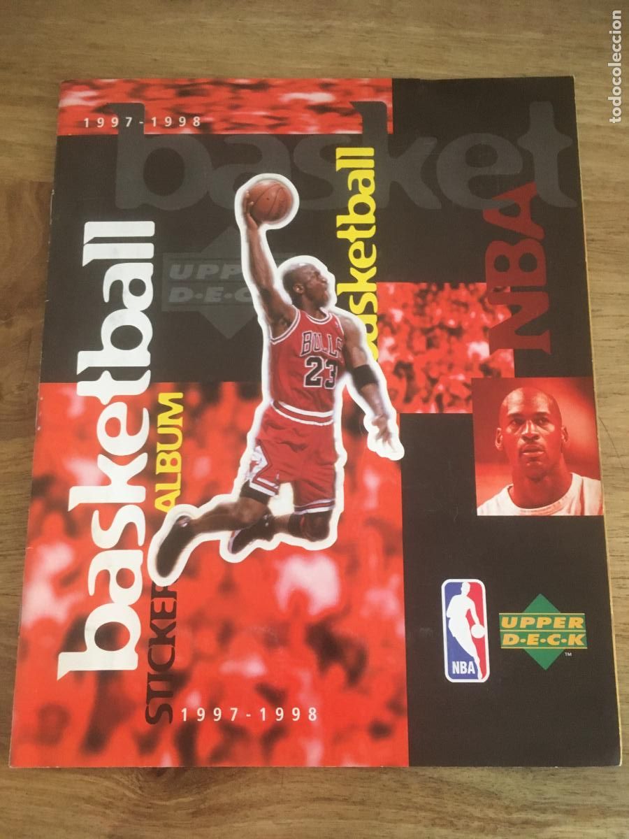 Sammelleidenschaft Sport: basketball NBA 1997 1998 album de cromos completo perfecto estado michael jordan