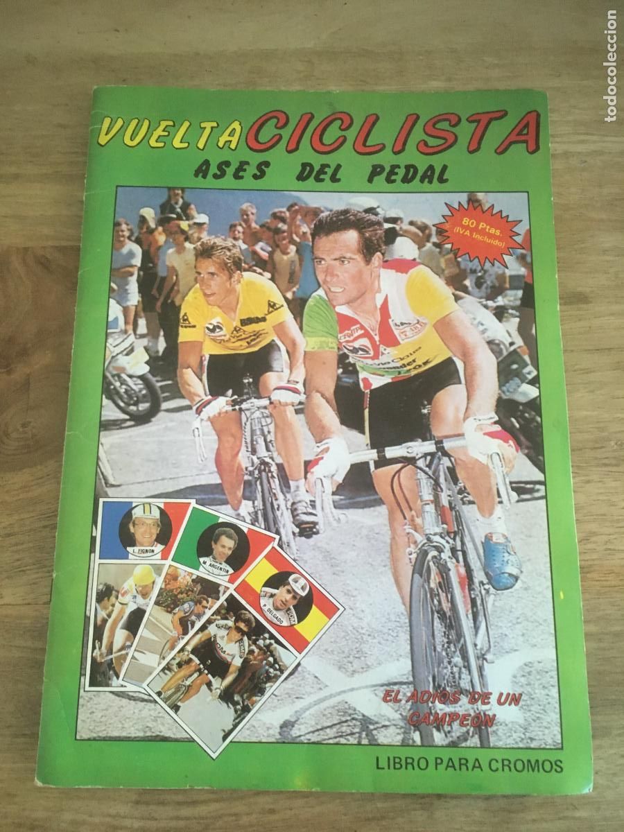 Sammelleidenschaft Sport: vuelta ciclista ases del pedal merchante album de cromos incompleto faltan 41 cromos perfecto estado