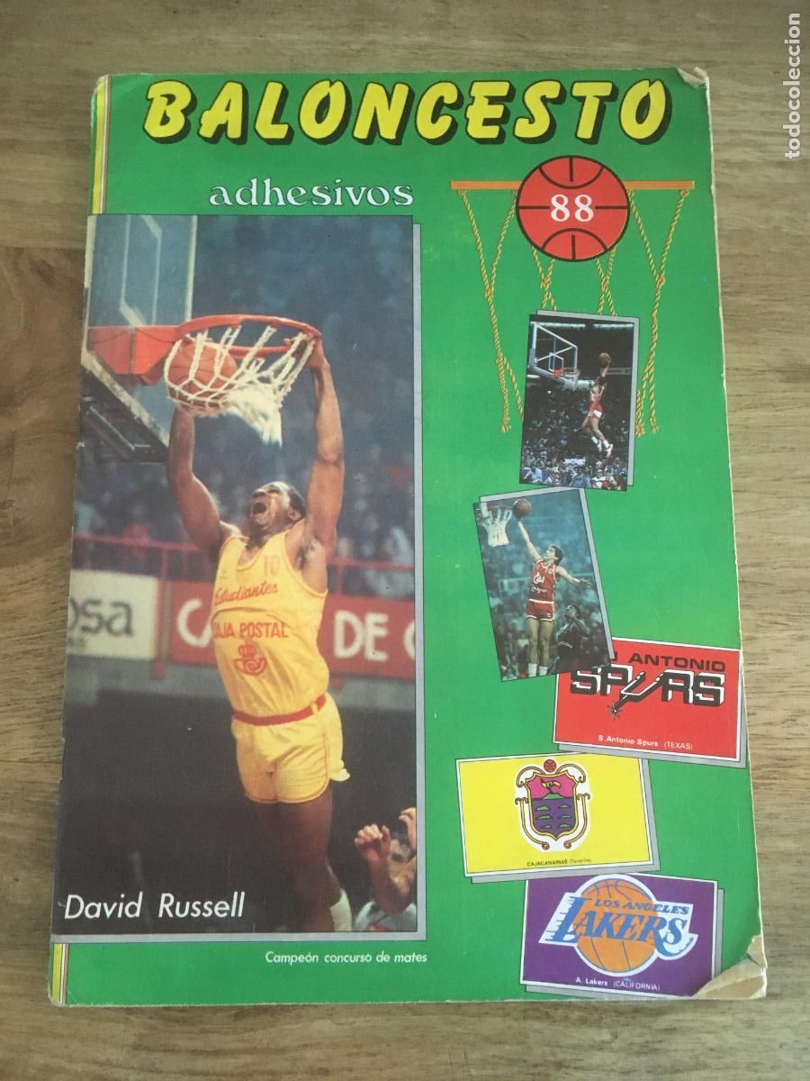 Sammelleidenschaft Sport: baloncesto 88 NBA michael jordan merchante album de cromos incompleto