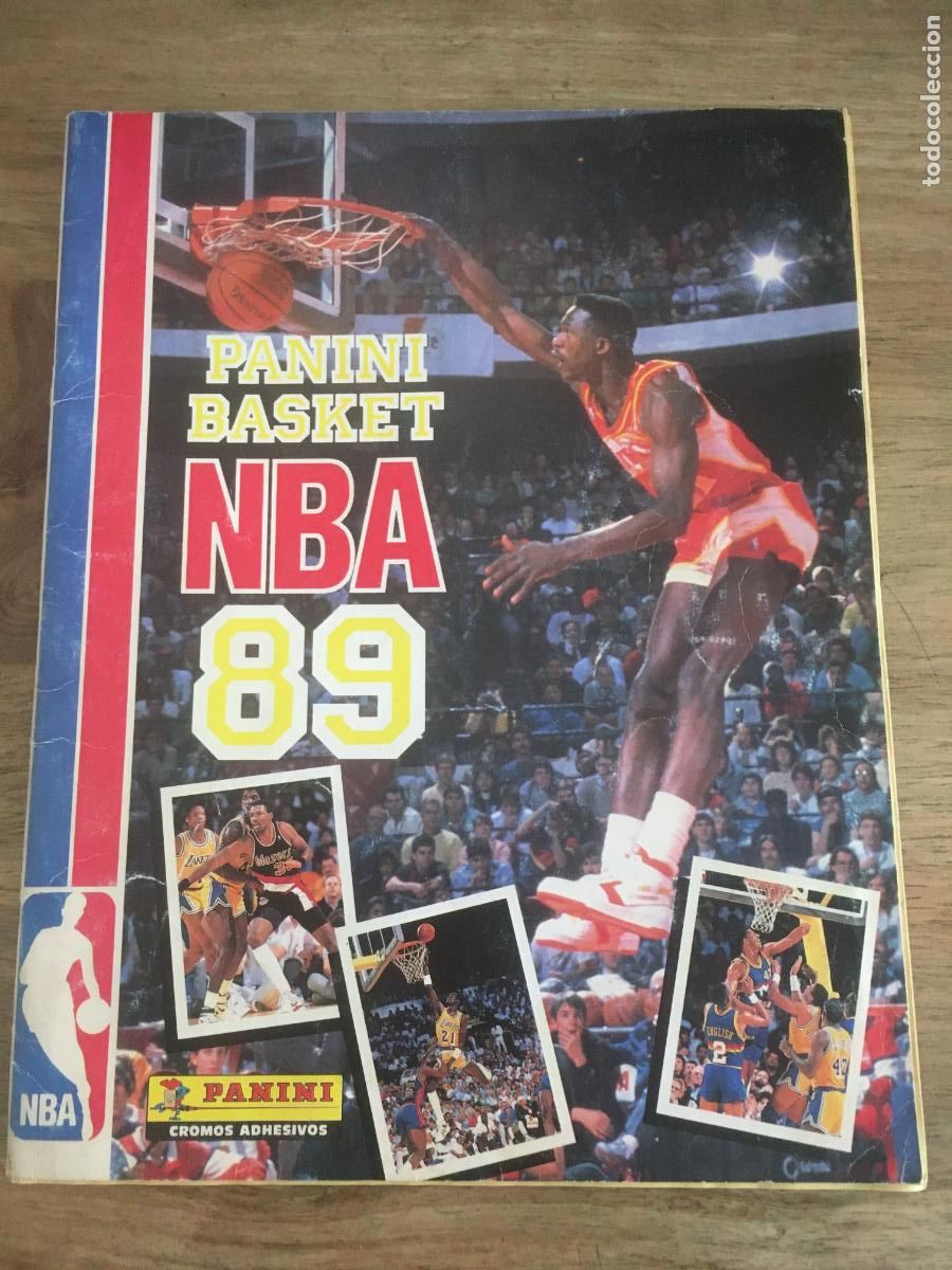 Sammelleidenschaft Sport: panini basket nba 89 michael jordan album de cromos incompleto