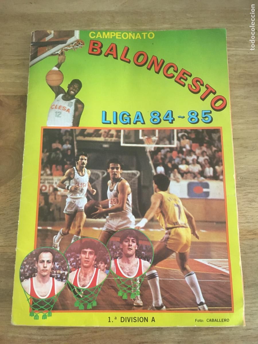 Sammelleidenschaft Sport: baloncesto 84 85 merchante album de cromos incompleto faltan 11 cromos perfecto estado