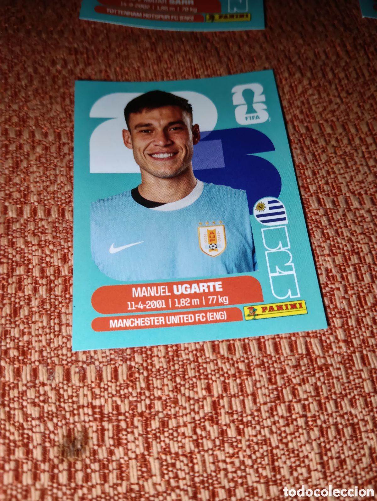 Coleccionismo deportivo: URU 14 URU14 MANUEL UGARTE URUGUAY ⚽ PANINI FIFA MUNDIAL WORLD CUP 26 2026 STICKER ⚽