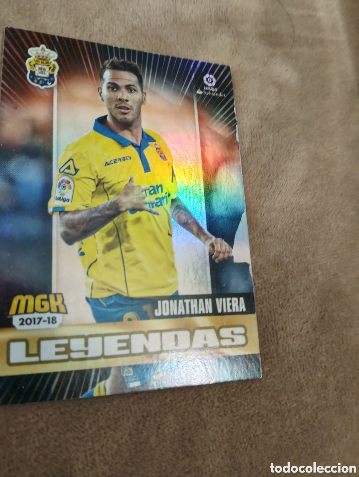 Coleccionismo deportivo: 321 Jonathan Viera, Leyendas, UD Las Palmas, Panini Megacracks 2017 2018 17 18