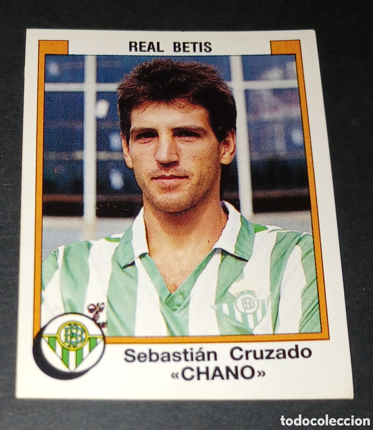 Coleccionismo deportivo: Cromo 74 Sebasti&aacute;n Cruzado &rdquo;Chano&rdquo; (Real Betis) F&uacute;tbol 88 87-88 1987-1988 Panini sin pegar